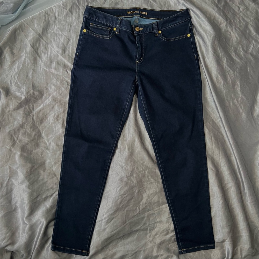 Michael Kors Blue izzy skinny jeans SIZE 8P